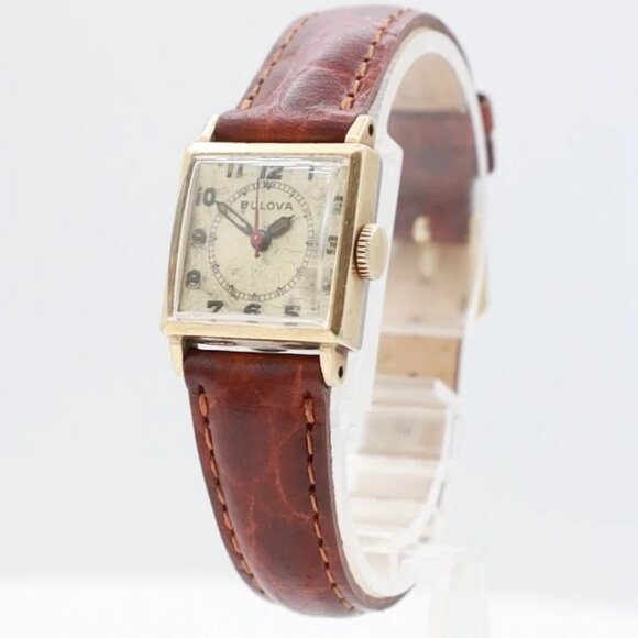 Vintage 1947 Bulova Nurses Dial Ladies Mechanical Wristwatch 7ADC Swiss - Picture 1 of 5